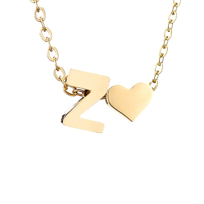 Letter Gold Necklace