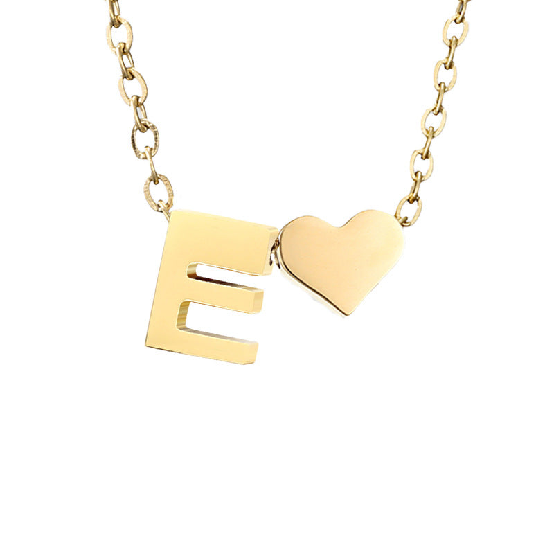 Letter Gold Necklace