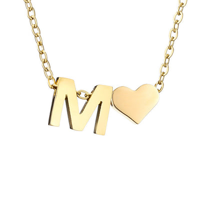 Letter Gold Necklace