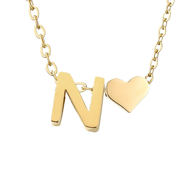 Letter Gold Necklace
