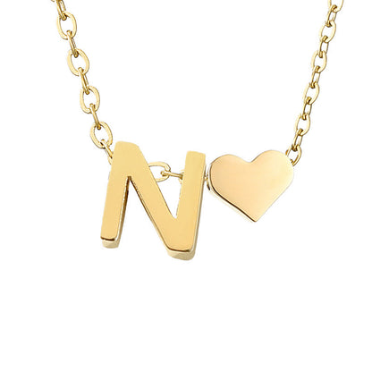 Letter Gold Necklace