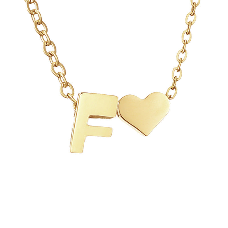 Letter Gold Necklace