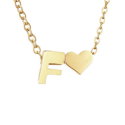 Letter Gold Necklace