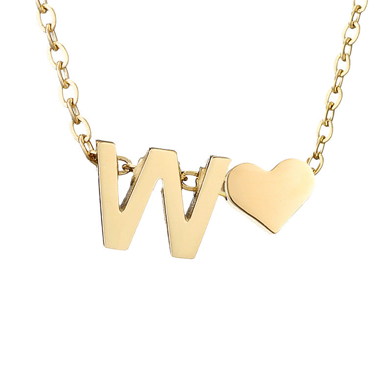 Letter Gold Necklace