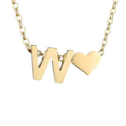 Letter Gold Necklace
