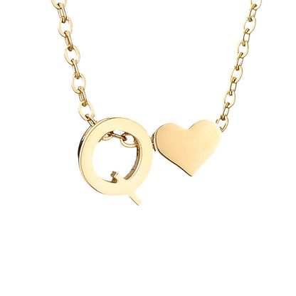 Letter Gold Necklace
