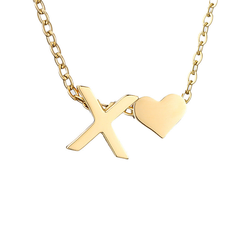 Letter Gold Necklace