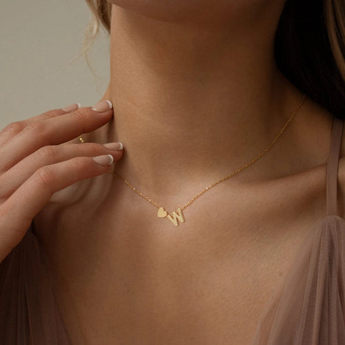 Letter Gold Necklace