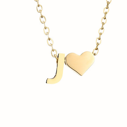 Letter Gold Necklace