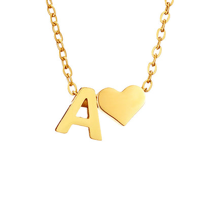 Letter Gold Necklace