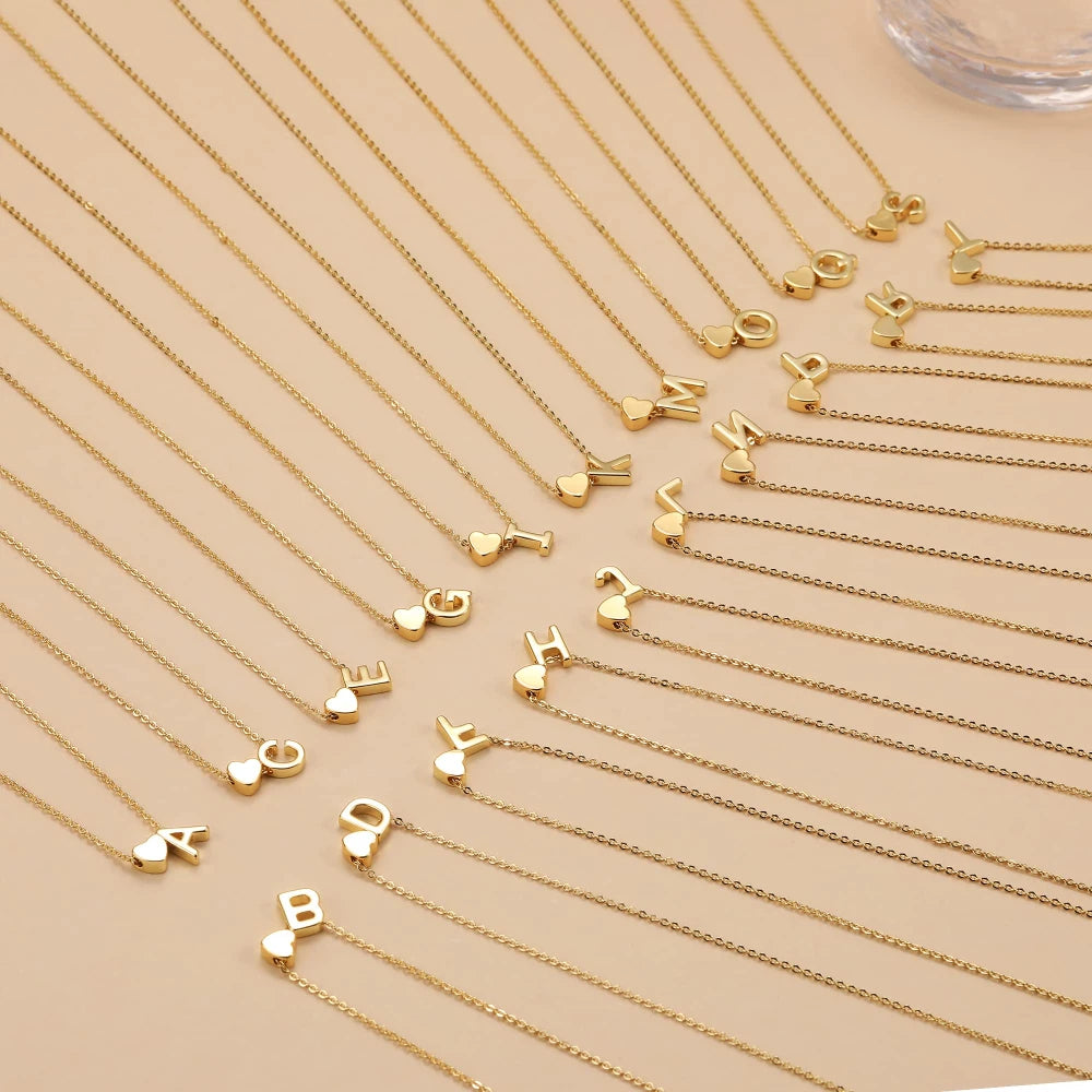 Letter Gold Necklace