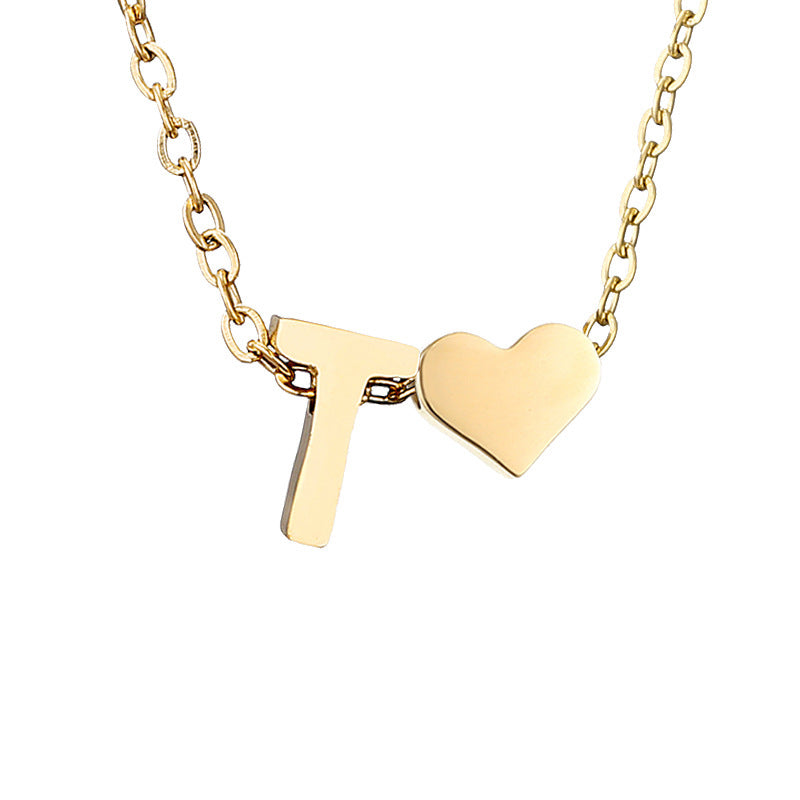 Letter Gold Necklace