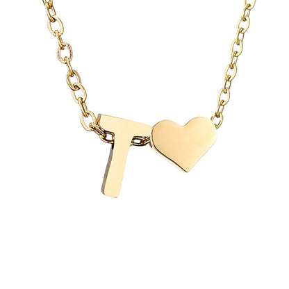 Letter Gold Necklace