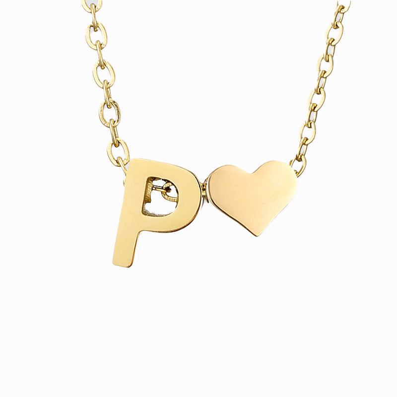 Letter Gold Necklace