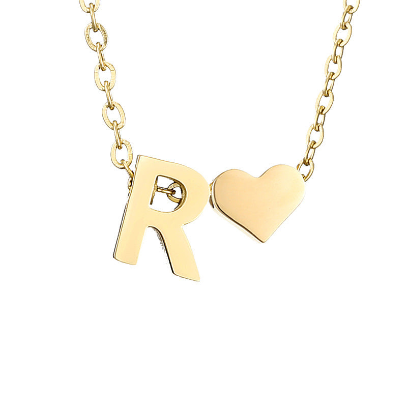 Letter Gold Necklace