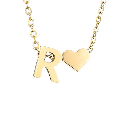 Letter Gold Necklace