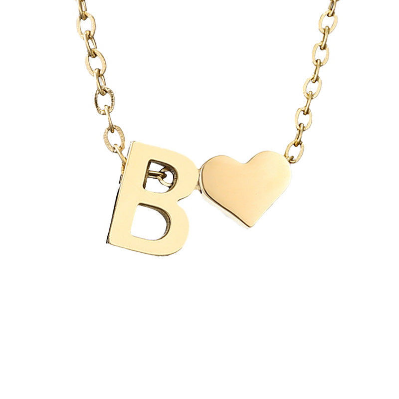 Letter Gold Necklace