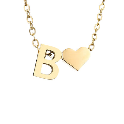 Letter Gold Necklace