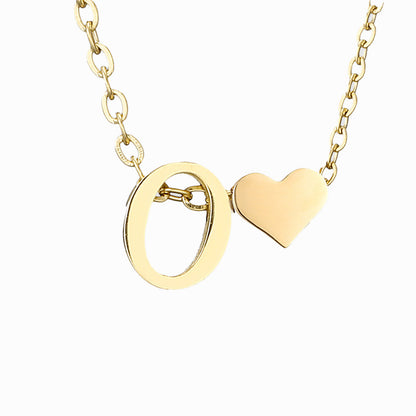 Letter Gold Necklace