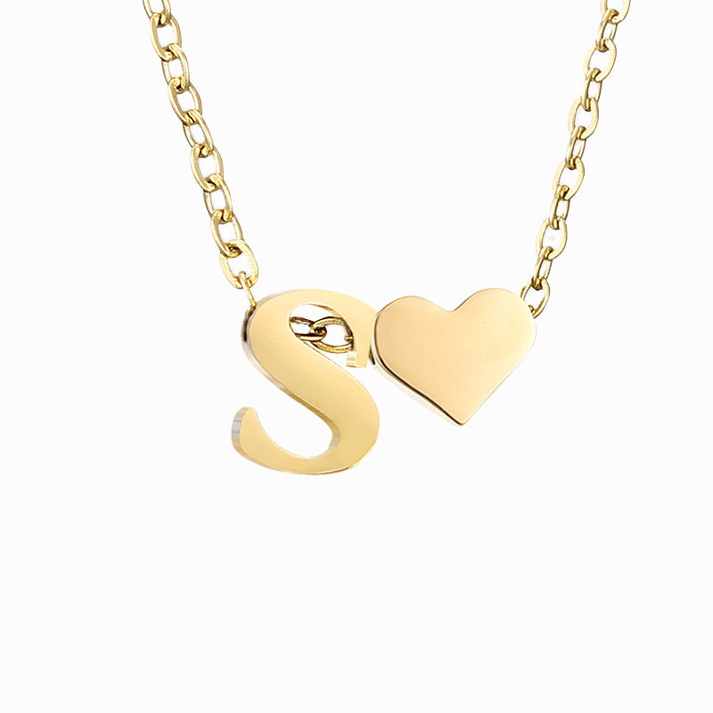 Letter Gold Necklace