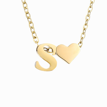 Letter Gold Necklace
