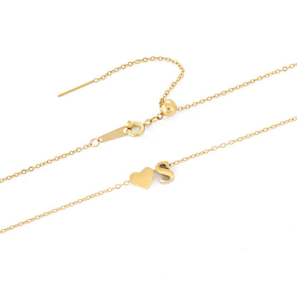 Letter Gold Necklace